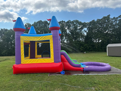 Castle Combo Bounce House with Dual Slides