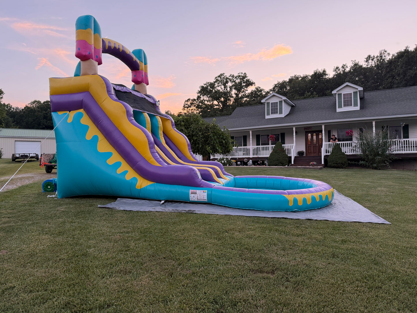 Dual Lane Waterslide 16ft