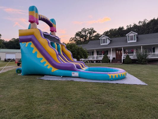 Dual Lane Waterslide 16ft