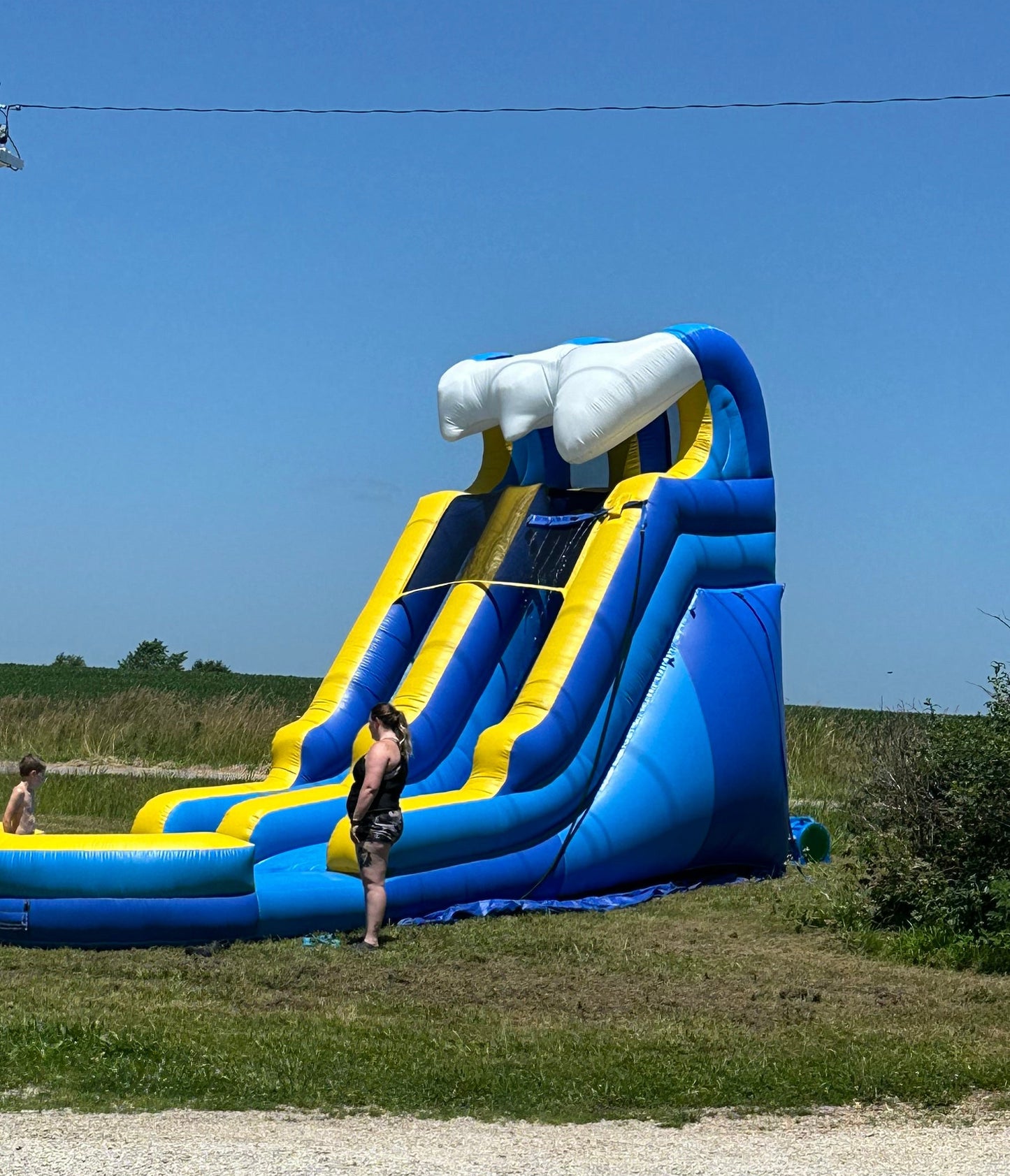 16ft Tsunami Wave Waterslide - Perfect for Backyard Parties in Saint Clair & Surrounding Areas