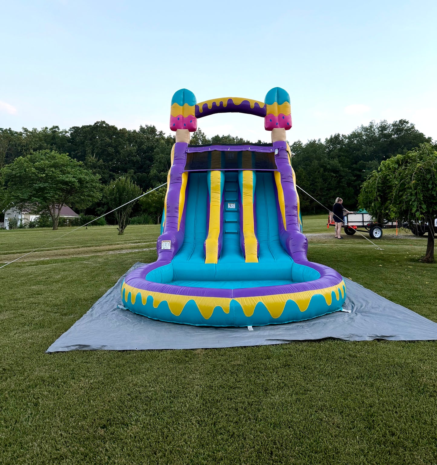 Dual Lane Waterslide 16ft