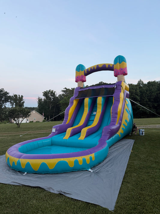 Dual Lane Waterslide 16ft