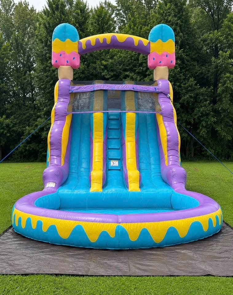 16ft Dual Lane Water Slide Rental
